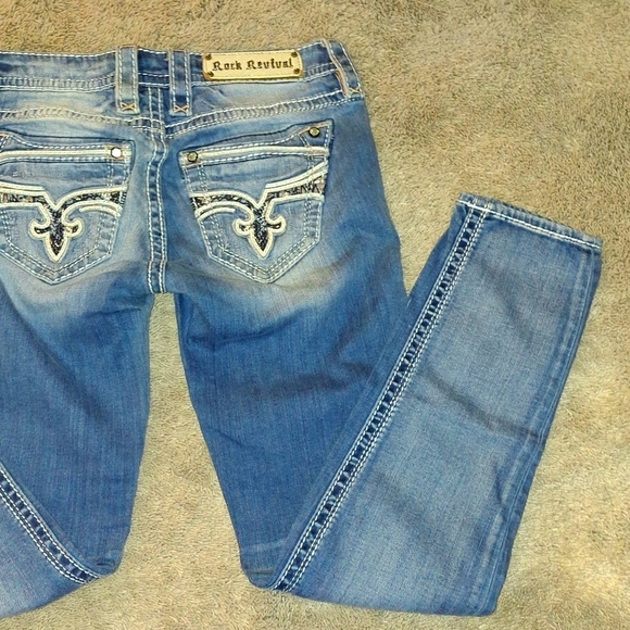 Rock Revival Julieta Skinny Jeans Size 27 - Like New! - Picture 8 of 16